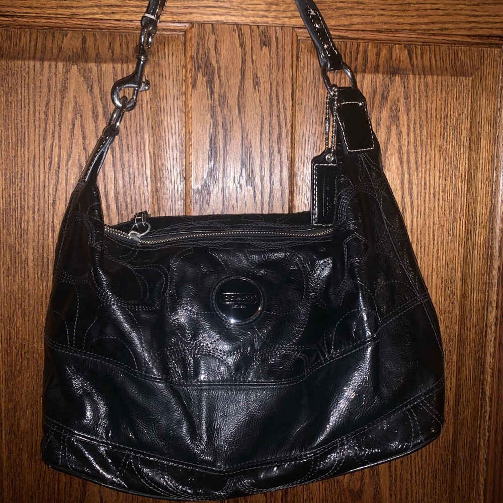 black coach purse